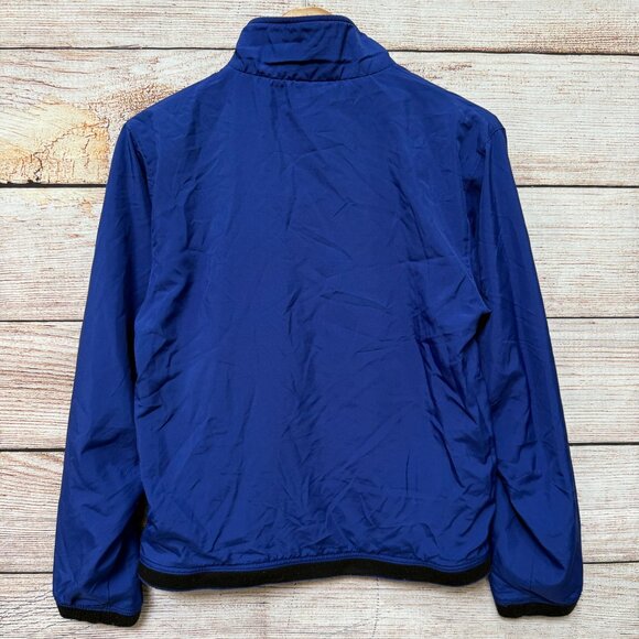 Vintage Reebok Womens Windbreaker Jacket Blue Full Zip Lightweight Retro Small - Picture 7 of 9